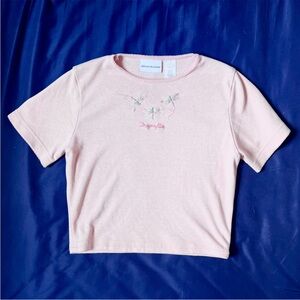 Light Pink Dragonflies Baby Tee